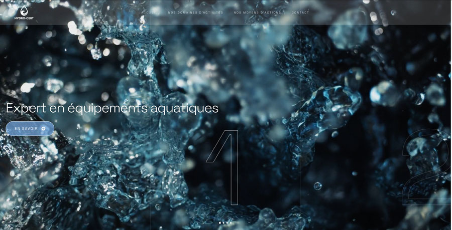 site vitrine expert aquatique