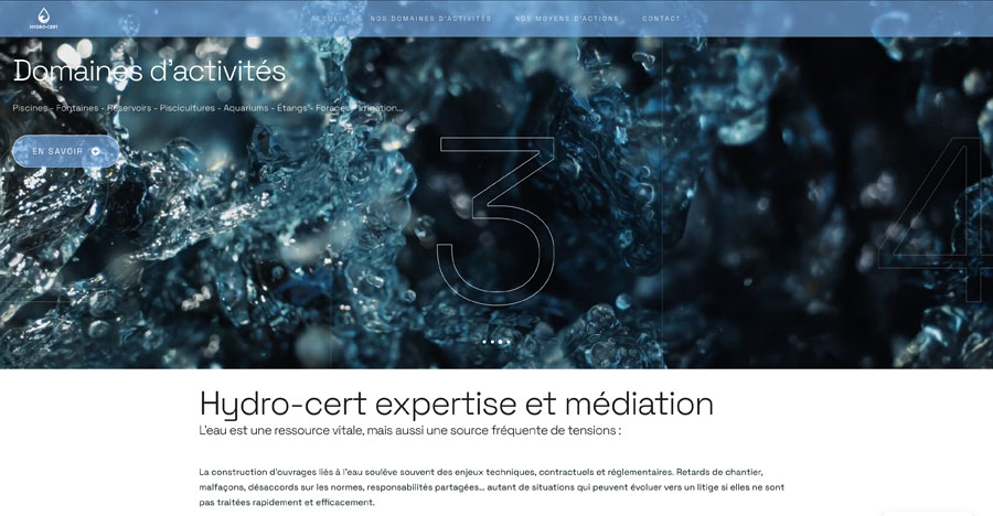 site vitrine expert aquatique