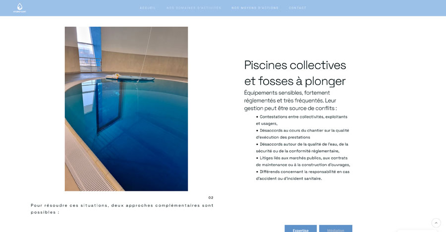 site vitrine expert aquatique