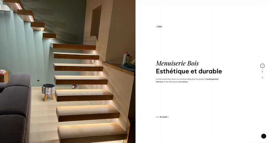 site vitrine artisan menuisier objat
